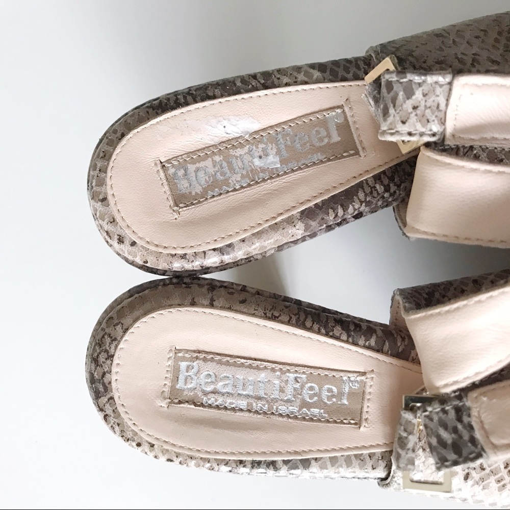 Beautifeel • Snakeskin Slingback Pumps - Picture 4 of 8